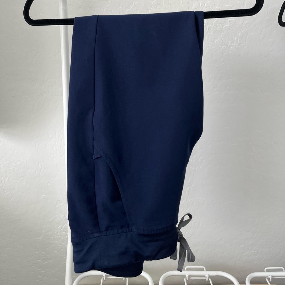 Navy blue Zamora jogger scrub pant xs petite